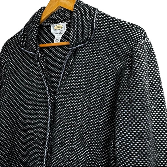 TALBOTS Wool Knit Button Long Cardigan Sweater. Layer Mature Staple Classic XL - Picture 4 of 9